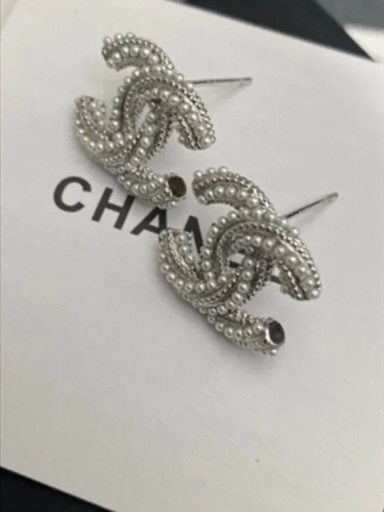 Chanel Double C Earrings - Picture 2 of 5